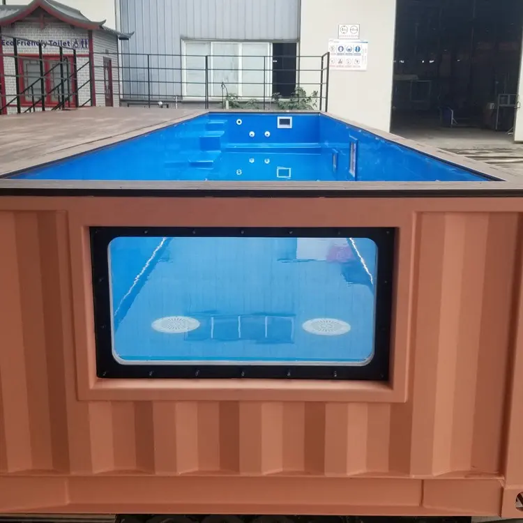 Conteneur de piscine SP02 de 11,8 m avec revêtement en fibre de verre – Image 2